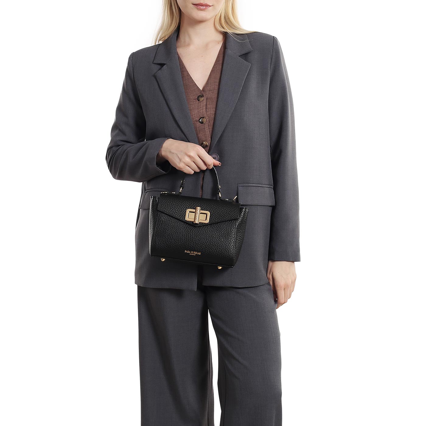 Кожаная сумка Sara Burglar Arianna Safari